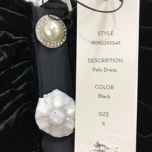 Veronica Beard Palo Strapless Velvet Dress - Picture 9 of 9